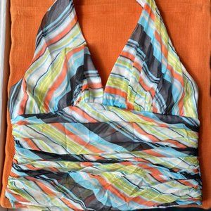 Sexy Silk Halter Top